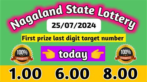 first prize last digit number today|Nagaland State Lotteries .